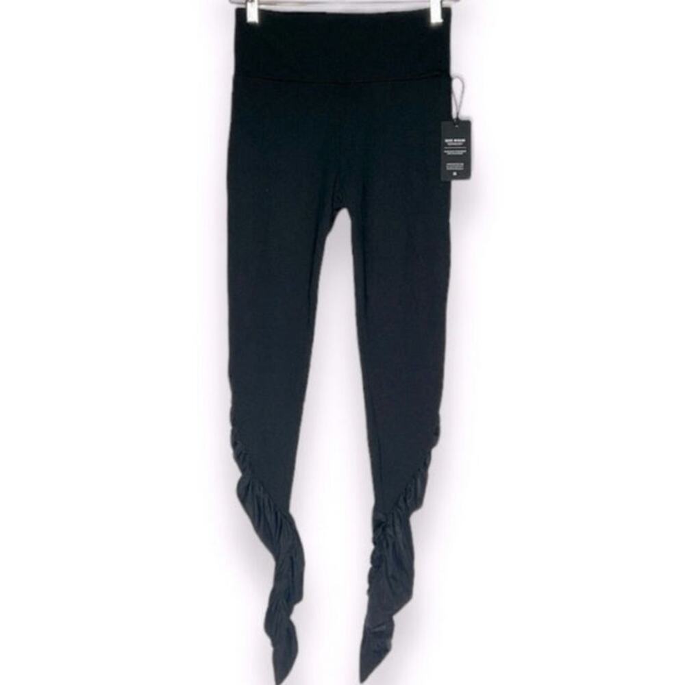 Lanston sport Revolve NWT black leggings mesh cut out size M Athleisure athletic